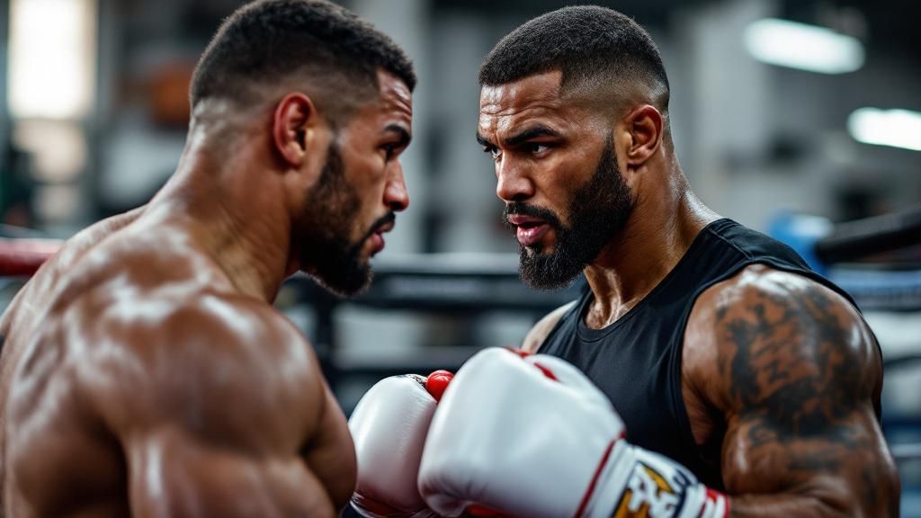 Seasoned Heavyweight Champion Discusses Training Methodology and Nutrition Plans with Up-and-Coming Boxers